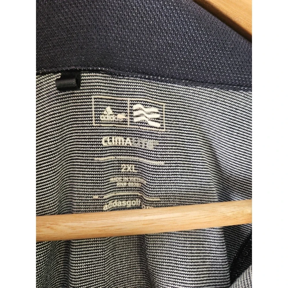 Adidas Golf ClimaCool Pullover Mens 2XL Navy 1/4 Zip Long Sleeve Athletic Top